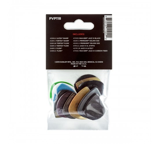 Dunlop PVP118 Shred Набор медиаторов, 12шт