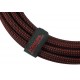 Kirlin IWB-202BFGL 6M BR инструментальный кабель с прямым/угловым 6,3 мм разъемами (моно)