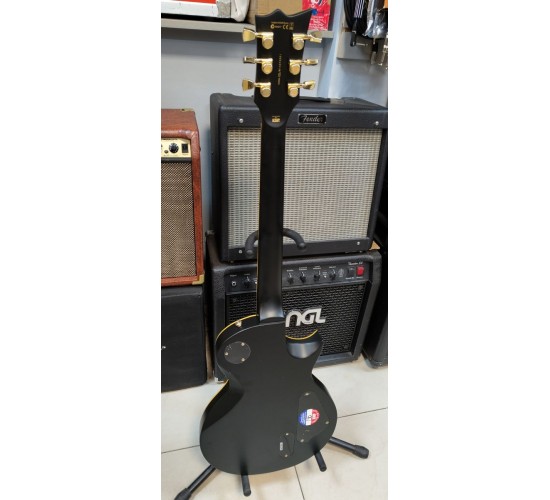 LTD by ESP Deluxe EC-1000 LH электрогитара леворукая, цвет черный, Корея USED