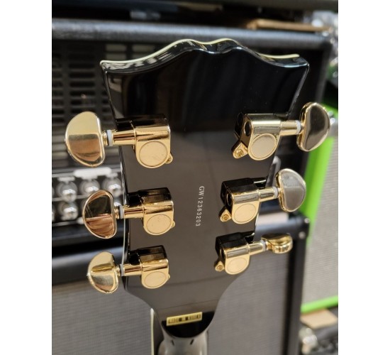 Grass Roots Les Paul Custom G-LP-60 электрогитара, цвет черный, Корея USED