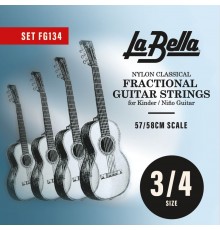 La Bella FG134 Комплект струн для уменьшенной 3/4 классической гитары