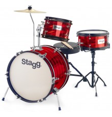 Stagg TIM JR 3/16 RD детская акустическая барабанная установка