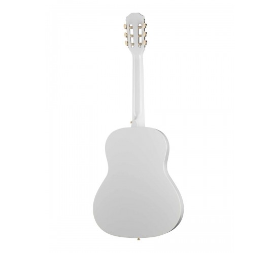 Foix FCG-2036CAP-WH-3/4 Классическая гитара 3/4 с чехлом, ремнем, тюнером, белая