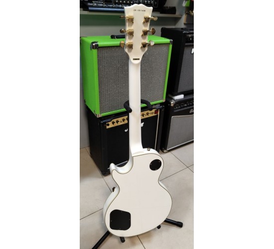 Grass Roots Les Paul Custom G-LP-60C электрогитара, цвет белый, Корея USED