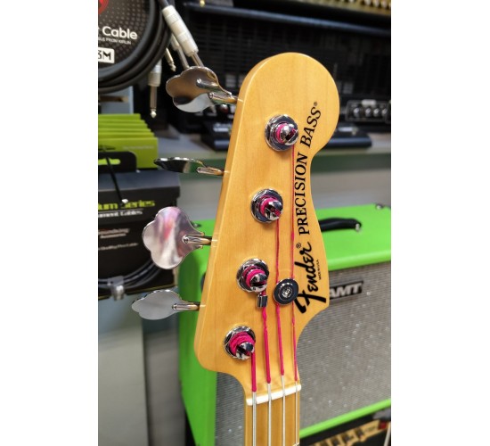 Fender American Deluxe Precision Bass PJ бас гитара, цвет черный, США 2014 USED