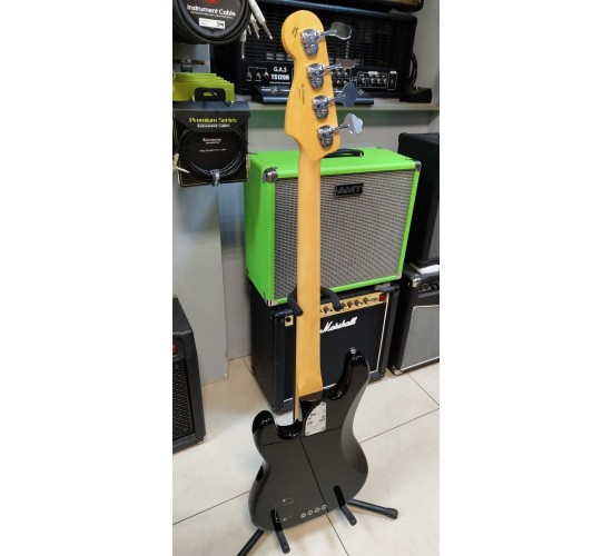 Fender American Deluxe Precision Bass PJ бас гитара, цвет черный, США 2014 USED