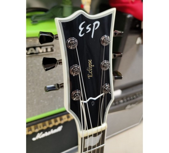 ESP Eclipse II Standard Series электрогитара, цвет белый Япония 2012 USED