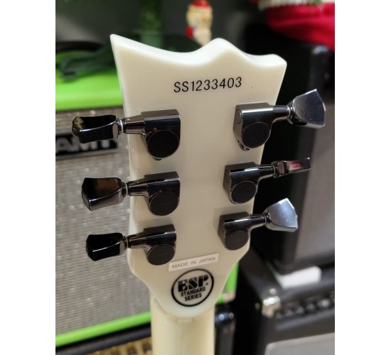 ESP Eclipse II Standard Series электрогитара, цвет белый Япония 2012 USED