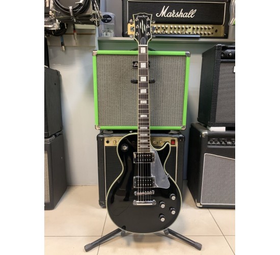 Grass Roots Les Paul Custom G-LP-60C JS электрогитара, цвет черный, Корея USED
