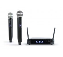 AuraSonics DUET 20S1 двойная радиосистема с ручными передатчиками, фиксированные частоты A-663,5 МГц