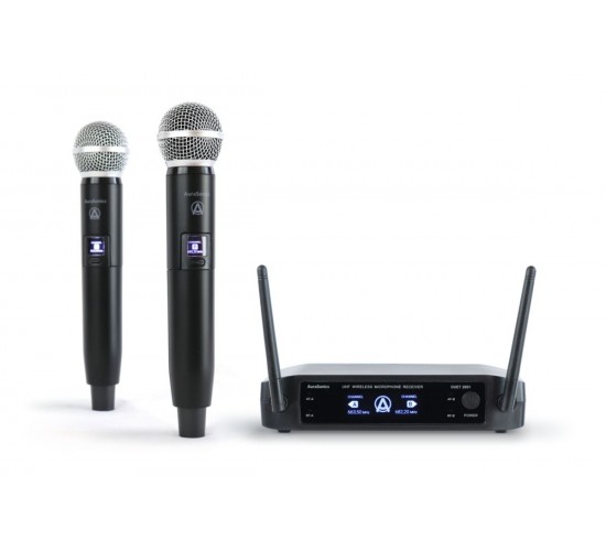 AuraSonics DUET 20S1 двойная радиосистема с ручными передатчиками, фиксированные частоты A-663,5 МГц