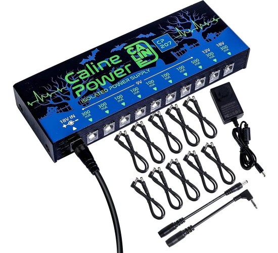 Caline CP-207 Multi-Output Power Supply блок питания для гитарных эффектов на 10 выходов