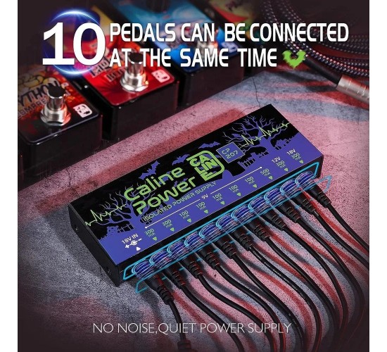 Caline CP-207 Multi-Output Power Supply блок питания для гитарных эффектов на 10 выходов