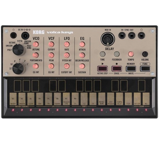 Korg Volca Keys аналоговый грувбокс-синтезатор, выставочный образец