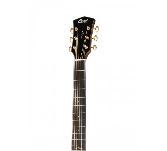 Cort GOLD-D6-WCASE-NAT Акустическая гитара, цвет натуральный глянцевый, с футляром
