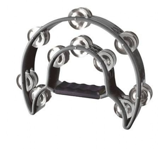 Stagg TAB-1 BK Полукруглый тамбурин с ручкой
