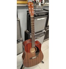 Fender CD-60SCE Dread All-Mah WN электроакустическая гитара USED