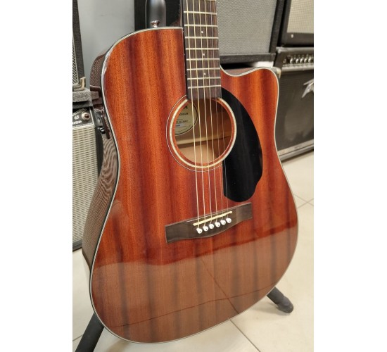 Fender CD-60SCE Dread All-Mah WN электроакустическая гитара USED