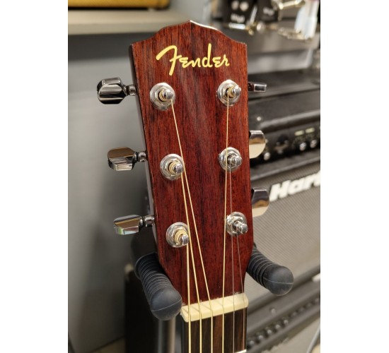 Fender CD-60SCE Dread All-Mah WN электроакустическая гитара USED