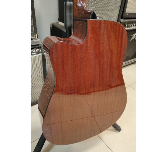 Fender CD-60SCE Dread All-Mah WN электроакустическая гитара USED