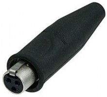 Rean RT3FC-B-W Разъем кабельный mini XLR 3 мама