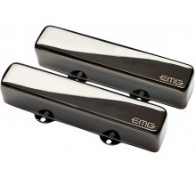 EMG RT Set Black Chrome Комплект активных звукоснимателей для 4-струнной бас-гитары Robert Trujillo Metallica