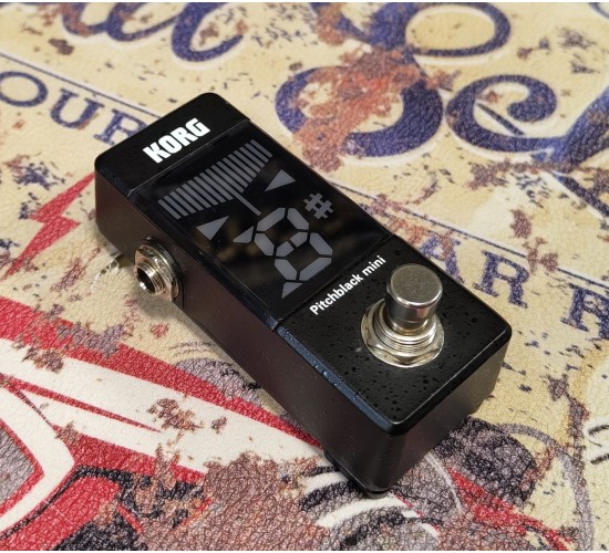 Korg PitchBlack-mini миниатюрный хроматический напольный тюнер USED