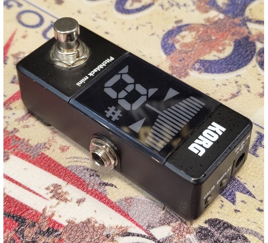Korg PitchBlack-mini миниатюрный хроматический напольный тюнер USED
