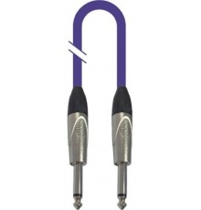 Force FGC-09/3 VT Шнур гитарный Jack1/4"(M)-Jack1/4(M), цвет фиолетовый