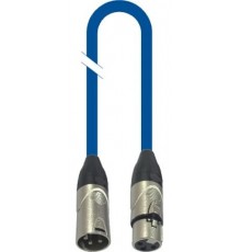 Force FMC-05/10 BL Шнур микрофонный XLR (F) - XLR(M) , длина 10 метров, цвет синий