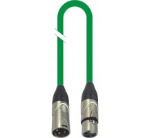 Force FMC-05/3 GR Шнур микрофонный XLR (F) -XLR (M), цвет зелёный