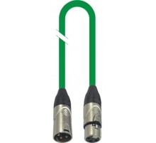 Force FMC-05/3 GR Шнур микрофонный XLR (F) -XLR (M), цвет зелёный