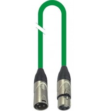 Force FMC-05/3 GR Шнур микрофонный XLR (F) -XLR (M), цвет зелёный