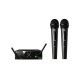 AKG WMS40 Mini2Voc-US25AC вокальная радиосистема с 2-мя ручными передатч.(537.5/539.3МГц)