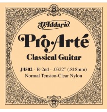 D'Addario J4502 Pro-Arte Отдельная 2-ая струна для классической гитары, нейлон