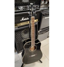 Cort AD880CE BK электроакустическаягитарасвырезом,корпусдредноут,цвет черный УЦЕНКА