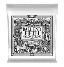 Ernie Ball 1525 5я струна для классической гитары. Золотая плетка, шарик, калибр .036
