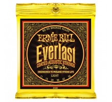 Ernie Ball 2558 струны для акуст.гитары Everlast Coated 80/20 Bronze Light (11-15-22w-30-42-52)