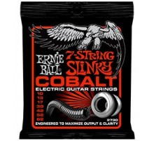 Ernie Ball 2730 струны для 7стр. эл.гитары Cobalt Electric Skinny Top Heavy Bottom Slinky 7 (10-13-17-30-42-52-62) обмотка кобальт