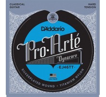 D'Addario EJ46TT PRO ARTE DynaCore Струны для классической гитары, титан, сильное натяжение