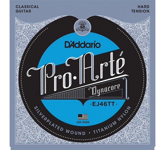 D'Addario EJ46TT PRO ARTE DynaCore Струны для классической гитары, титан, сильное натяжение
