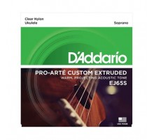 D'Addario EJ65S Pro-Arte Custom Extruded Комплект струн для укулеле сопрано