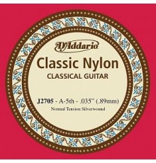 D'Addario J2705 Classical отдельная 5-ая струна для классической гитары, нейлон, норм. натяжение