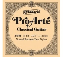 D'Addario J4501 Pro-Arte Отдельная 1-ая струна для классической гитары, нейлон