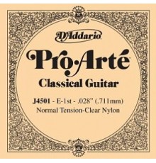 D'Addario J4501 Pro-Arte Отдельная 1-ая струна для классической гитары, нейлон