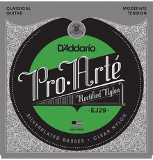 D'Addario EJ29 CLASSIC Струны для классической гитары нейлоновые Moderate