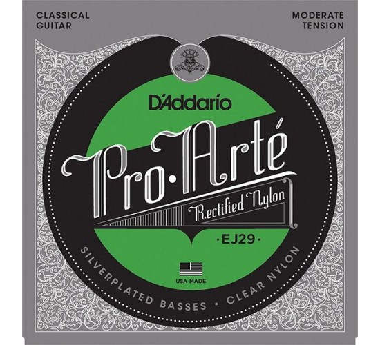 D'Addario EJ29 CLASSIC Струны для классической гитары нейлоновые Moderate