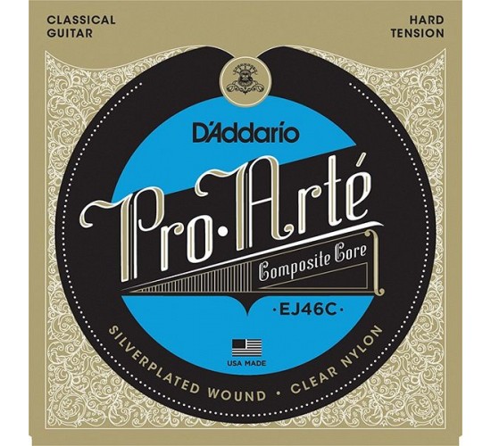 D'Addario EJ46C COMPOSITE PRO ARTE Струны для классической гитары нейлоновые/композитные Hard