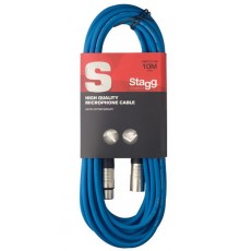 Stagg SMC10 CBL микрофонный шнур, xlr-xlr, длина 10 метров, цвет синий