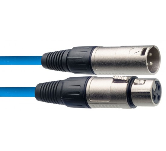 Stagg SMC10 CBL микрофонный шнур, xlr-xlr, длина 10 метров, цвет синий